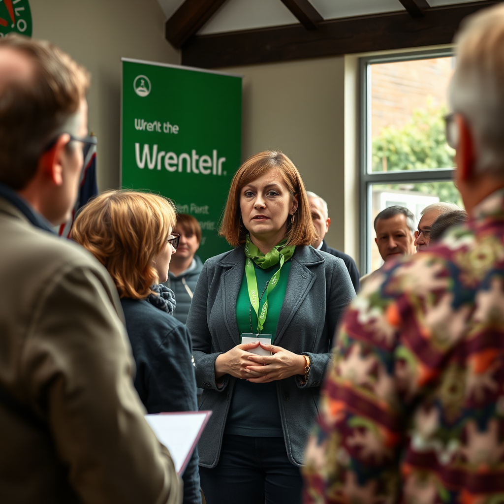 Green Party's deputy leader visits Worthing to hear from voters